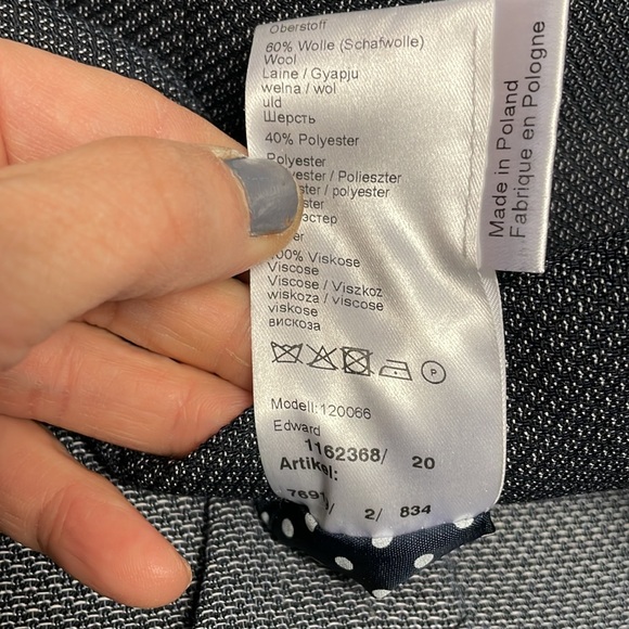 Digel Edward wool blend double button blazer - Picture 10 of 11